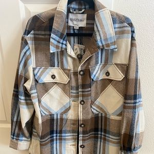 Womens oversized shacket